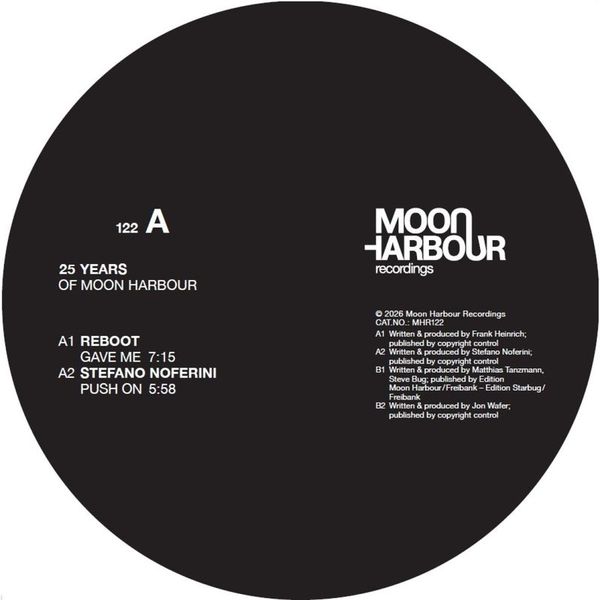 Various — 25 YEARS OF MOON HARBOUR PART 2 vinyl cover
