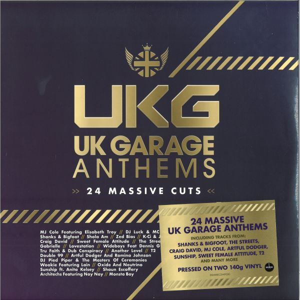 Various — UK Garage Anthems 2x12" vinyl cover