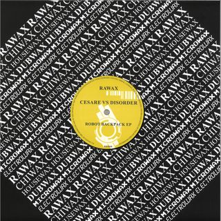 Cesare, Disorder — Robot backpack EP vinyl cover