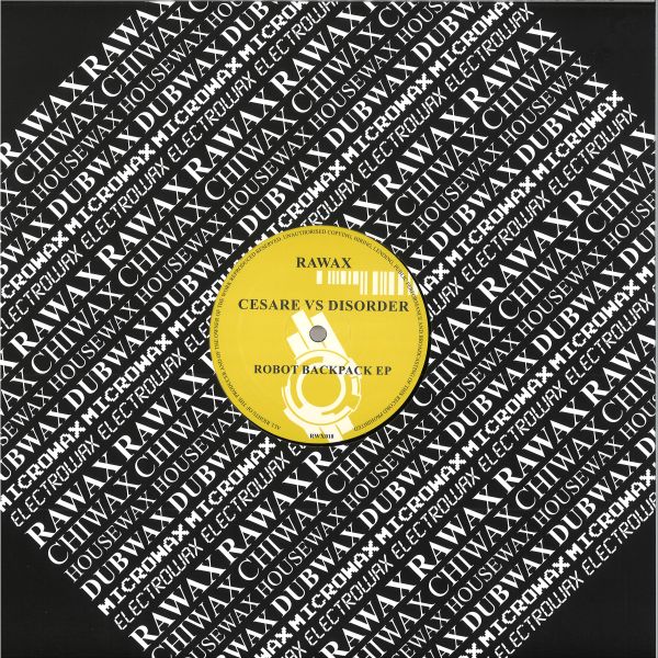 Cesare, Disorder — Robot backpack EP vinyl cover