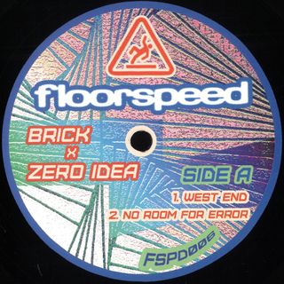 Brick, Zero Idea — FLOORSPEED 006 vinyl cover
