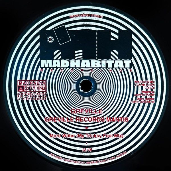 Greville — Greville Records Mantis LP vinyl cover
