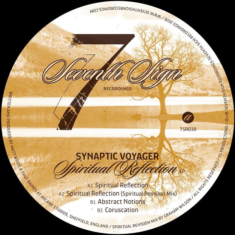 Synaptic Voyager — Spiritual Reflection EP vinyl cover