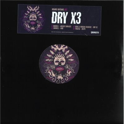 Various — Moving Rhythms 003: Dry X3 vinyl cover