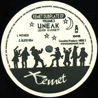 Uneak — Kemet Dubplate EP Vol. 2 vinyl cover