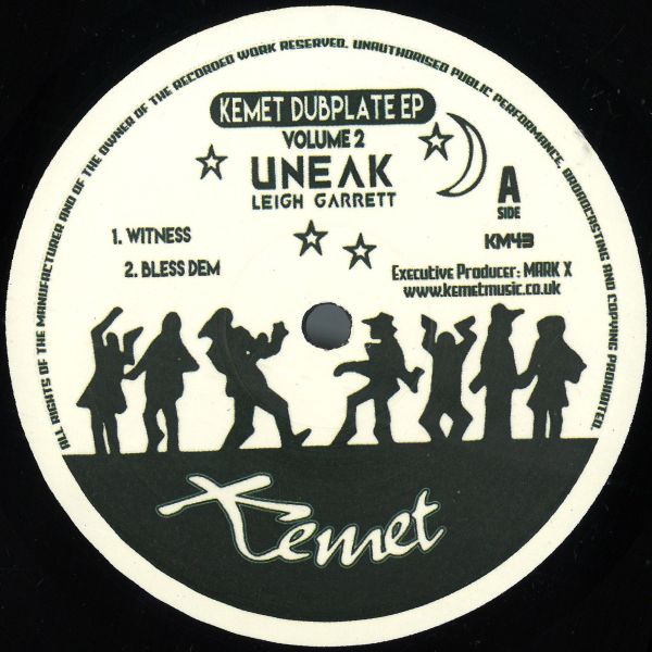 Uneak — Kemet Dubplate EP Vol. 2 vinyl cover