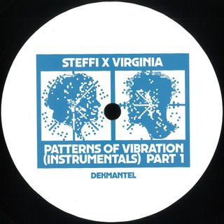 Steffi X, Virginia — PATTERNS OF VIBRATION INSTRUMENTALS (PARTs 1 & 2) LP 2x12" vinyl cover