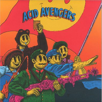 Starving Insect, Crystal Geometry — Acid Avengers 023 vinyl cover