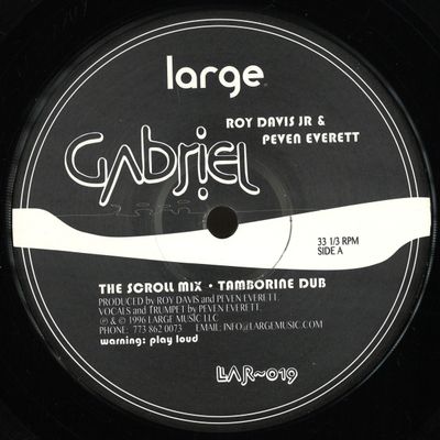 Roy Davies Jr, Peven Everett — Gabriel vinyl cover