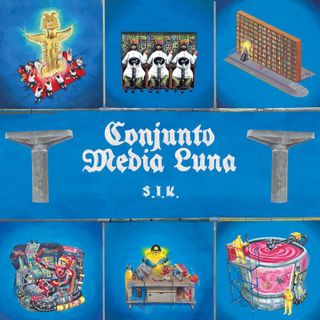 Conjunto Media Luna — S.I.K. (Sociedad Internacional de la Kumbia) LP vinyl cover