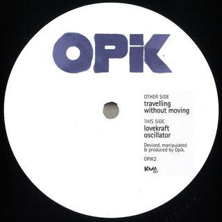 Opik — Travelling Without Moving EP vinyl cover