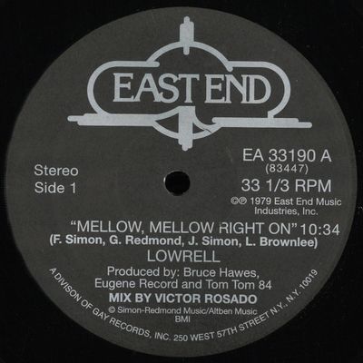Lowrell Simon, Sweet Potato Pie — Mellow, Mellow Right On / Hot Disco Night (Victor Rosado Mixes) vinyl cover
