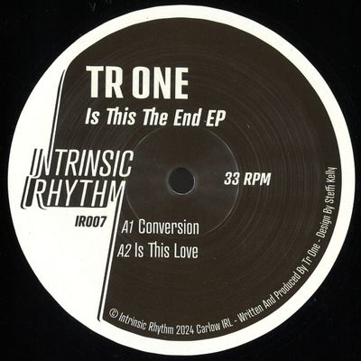 Tr One — Is This The End EP vinyl cover