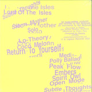 Lord Of The Isles — Subtle Thoughts LP vinyl cover