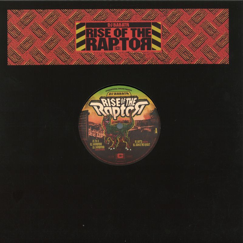 Dj Babatr — Rise of the Raptor vinyl cover