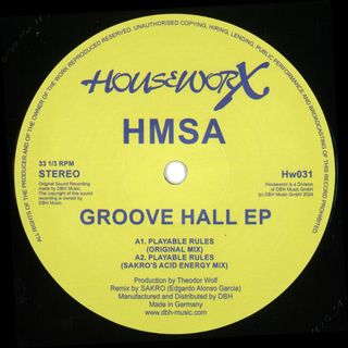 Hmsa — Groove Hall Ep vinyl cover