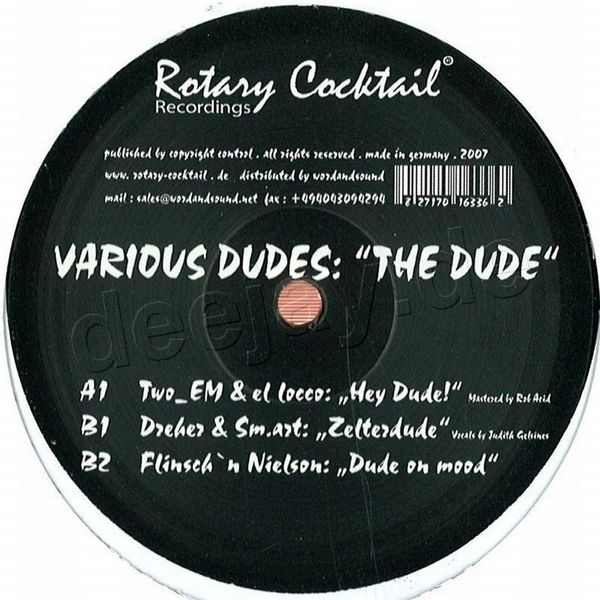 Various Dudes — The Dude vinyl cover