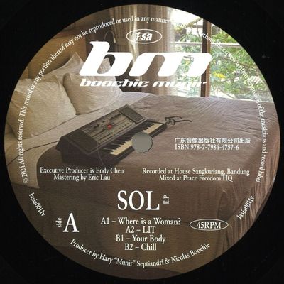 Boochie, Munir — BUDAK CINTA EP vinyl cover