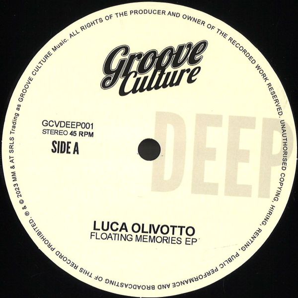 Luca Olivotto — Floating Memories EP vinyl cover