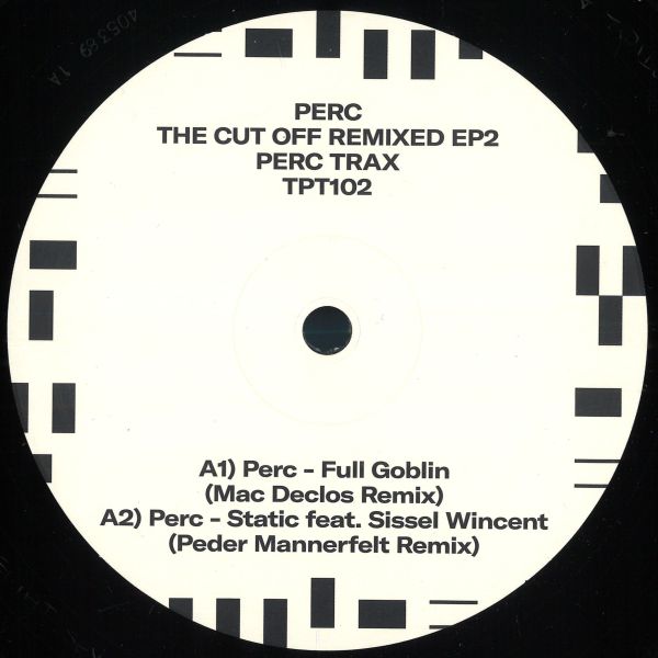 Perc — The Cut Off Remixed EP2 vinyl cover