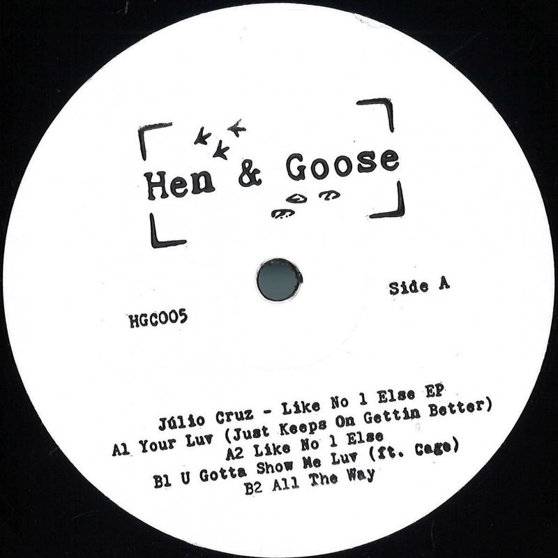 Julio Cruz — Like No 1 Else EP vinyl cover