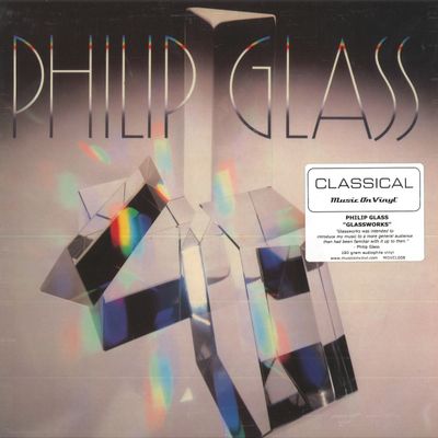 Philip Glass — Glassworks LP vinyl cover
