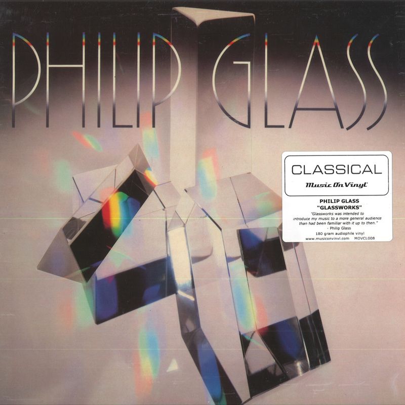Philip Glass — Glassworks LP vinyl cover