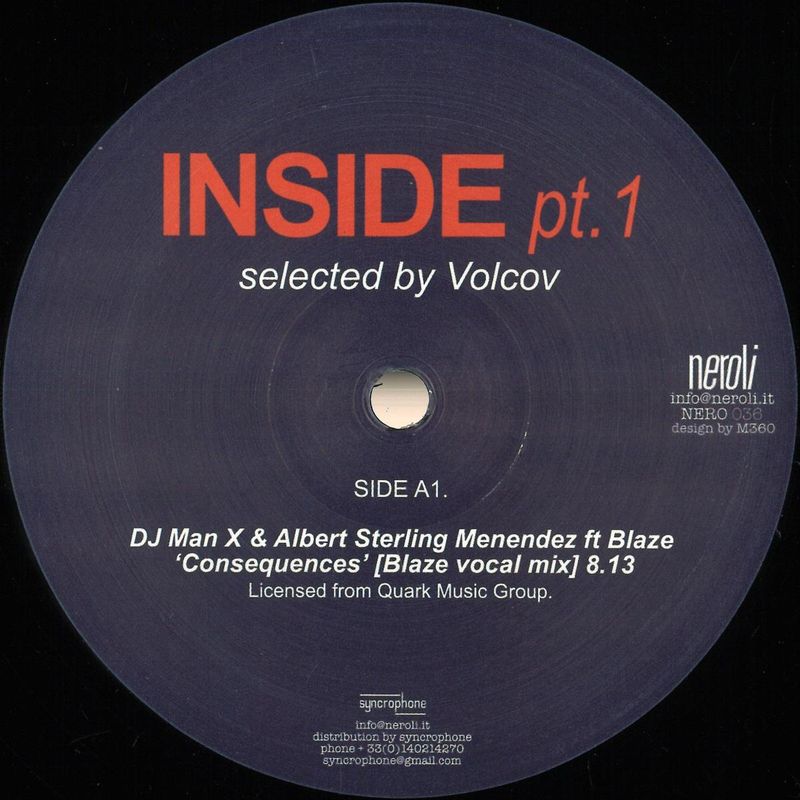 Various — Inside Vol. 1 Selected By Volcov vinyl cover