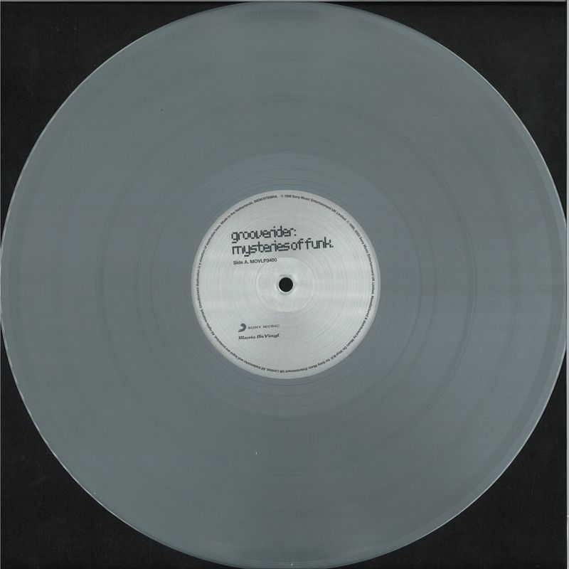 Grooverider — MYSTERIES OF FUNK LP 3x12" vinyl cover