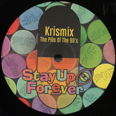 Krismix — The Pills Of The 90's vinyl cover