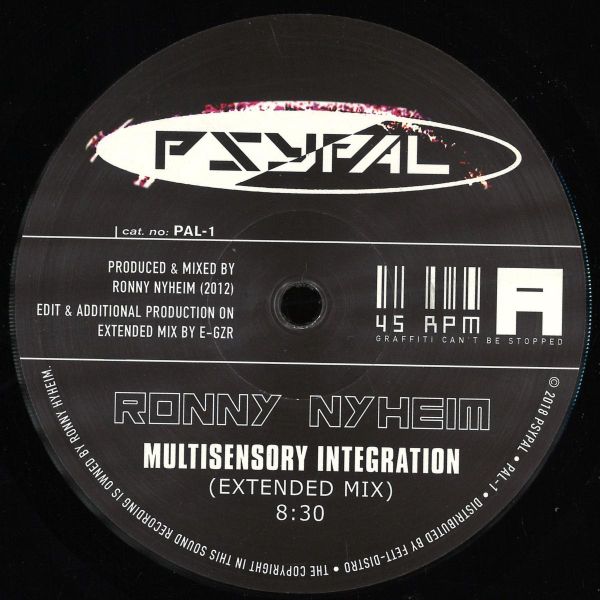 Ronny Nyheim — Multisensory Integration vinyl cover