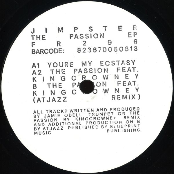 Jimpster — The Passion EP vinyl cover