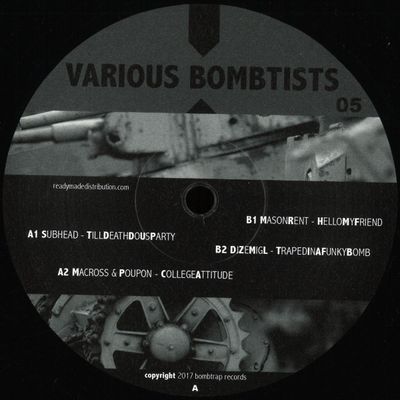 Various — Bombtists 5 vinyl cover