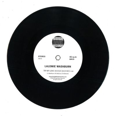 Lalomie Washburn — TRY MY LOVE vinyl cover