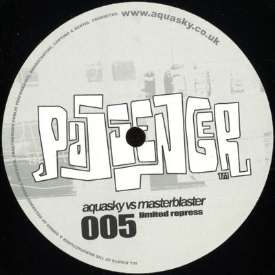 Aquasky, Masterblaster — Kontrol vinyl cover
