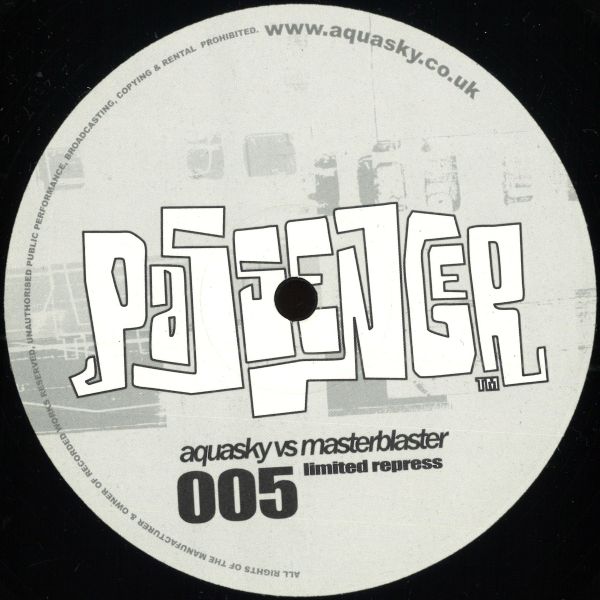 Aquasky, Masterblaster — Kontrol vinyl cover