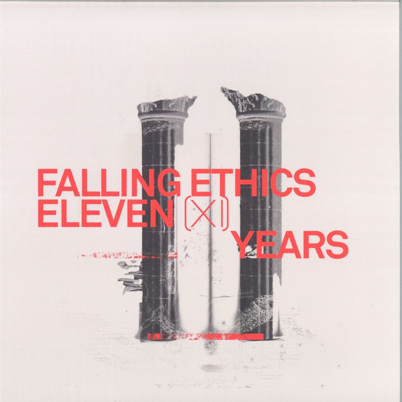 Various — Falling Ethics Eleven Years LP 2x12" vinyl cover