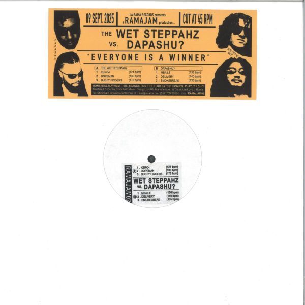 The Wet Steppahz, Dapashu? — Everyone Is A Winner vinyl cover