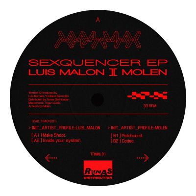 Luis Malon, Molen — Sexquencer EP vinyl cover