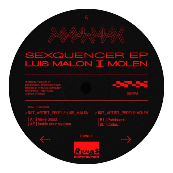 Luis Malon, Molen — Sexquencer EP vinyl cover