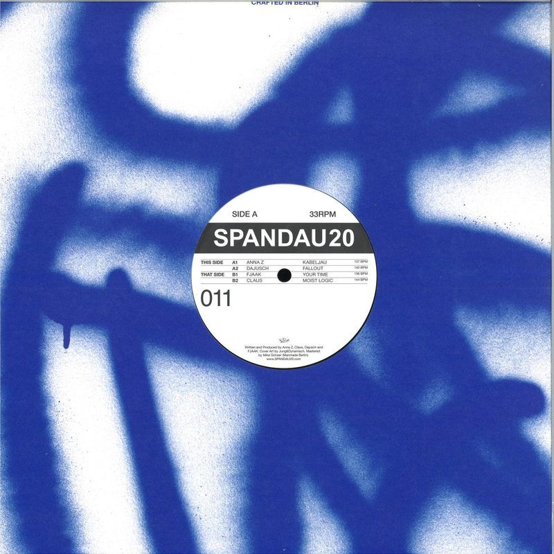 Anna Z, Dajusch, Fjaak, Claus — SPANDAU20 011 vinyl cover