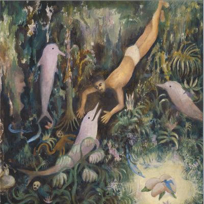 Misha Sultan — LANTERN IN THE WOODS LP 2x12" vinyl cover