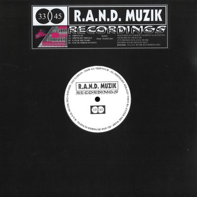 Jay Gadian — RM12020 vinyl cover