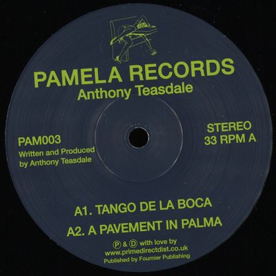Anthony Teasdale — 003 vinyl cover