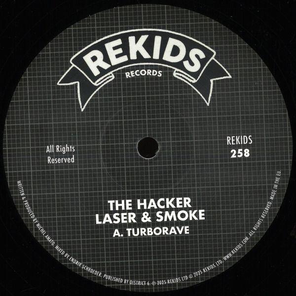 The Hacker — Laser & Smoke vinyl cover