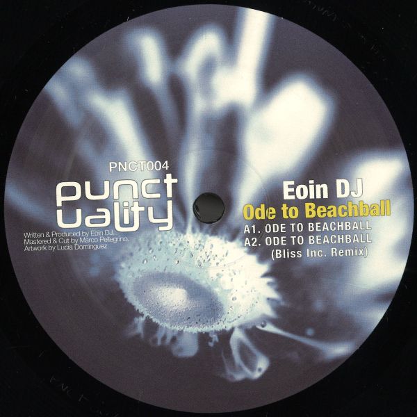 Eoin DJ — Ode To Beachball vinyl cover