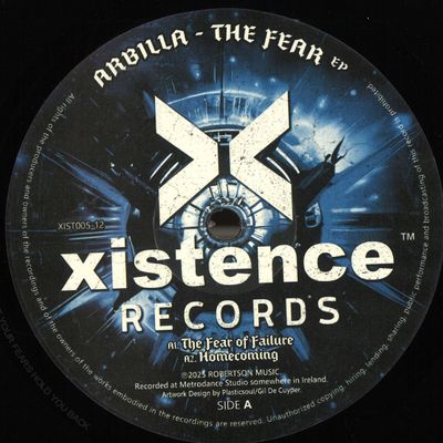 Arbilla — THE FEAR EP vinyl cover