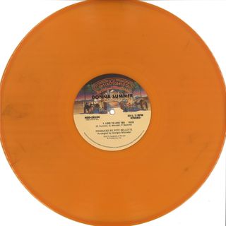 Donna Summer — I FEEL LOVE / LOVE TO LOVE YOU, BABY vinyl cover