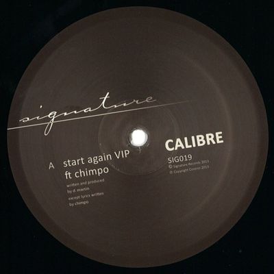 Calibre, Chimpo — Start Again Vip vinyl cover