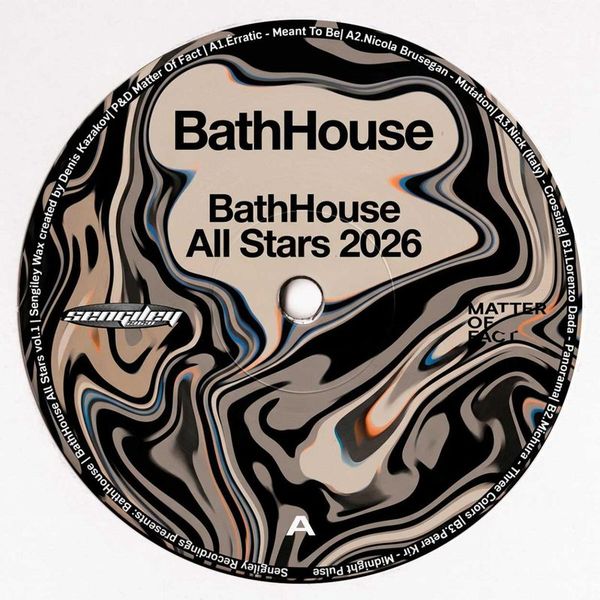 Various — BathHouse All Stars vol.1 vinyl cover